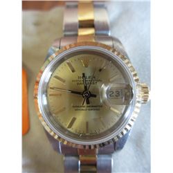 Ladies "Rolex Oyster Perpetual Datejust" Watch