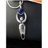 Image 1 : Sterling Silver - Moon Goddess Pendant & Chain