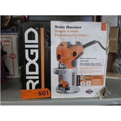 Ridgid brand trim router