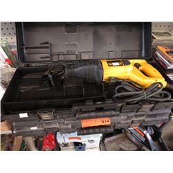 2 DeWalt reciprocated saws - used