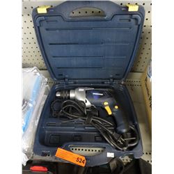 Mastercraft electric drill in case - used