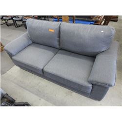 NEW - Grey Upholstered Loveseat/Hide-a-Bed