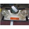 Image 1 : Japanese glass fish bobble & 2 insulators