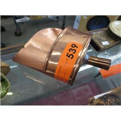 Hammered Copper scoop