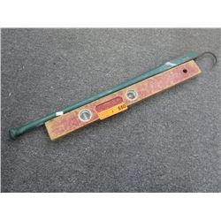 Vintage level & baling hook