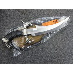 New - curved handled & blade dagger - 10" blade