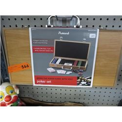 New - poker set in case