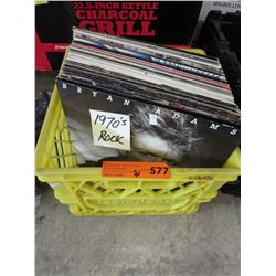 30 LP records - 1970's rock