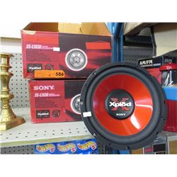 2 Sony Xplod subwoofers