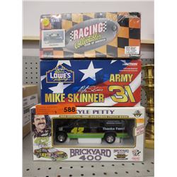 3 Scale model NASCAR collectibles