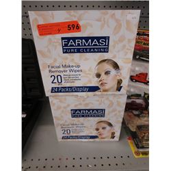 4 Display case of makeup remover wipes