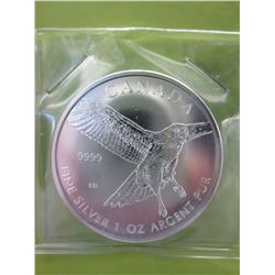 2015 - 1 oz. .999 Silver Royal Mint $5 Falcon coin