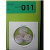 Image 2 : 3 "Monarch Mint"  Steam Engine Silver rounds