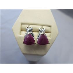 New Ruby & Diamond Earrings