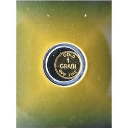 6 x .9999 Gold Investor rounds - 1 grain each