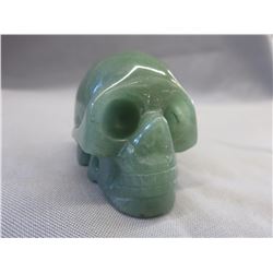 440 CT Aventurine gemstone skull