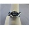 Image 1 : New - White & Blue Diamond studded ring