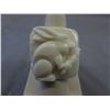 Image 1 : Detailed - Carved buffalo bone ring