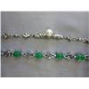 Image 1 : 2 Ladies bracelets - 1 Pearl & Crystal, 1 Jade