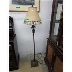 Vintage brass floor standing lamp