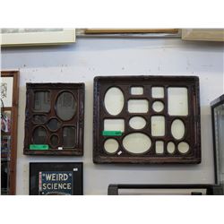 2 Wood photo frames