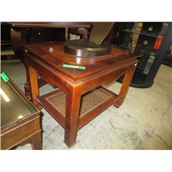 Vintage wood side table