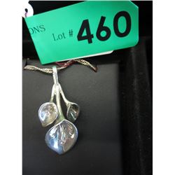 Sterling Silver Calla Lily pendant and chain