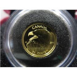 2013 - Fine Gold Bald Eagle 50¢ coin - Canadian