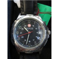 Wenger Swiss watch with leather strap
