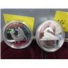 Image 1 : 2 Canadian cased silver dollars - .500 silver