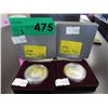 Image 2 : 2 Canadian cased silver dollars - .500 silver