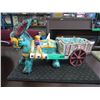 Image 1 : Glazed ceramic donkey planter