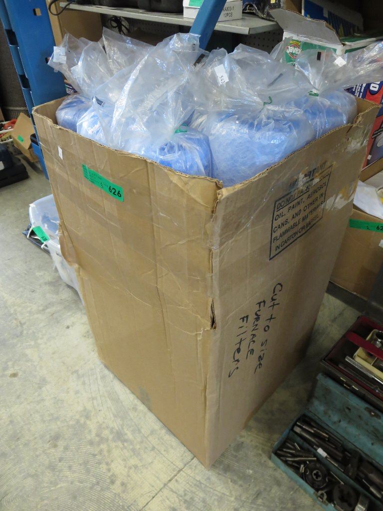 Box of cut to size furnace filters
