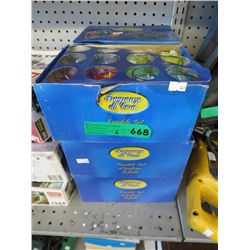 6 Boxes of gel fragrance candles