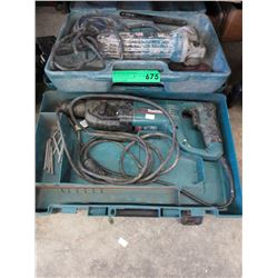 Makita electric hammer drill & grinder - used