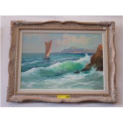 Signed original oil on canvas