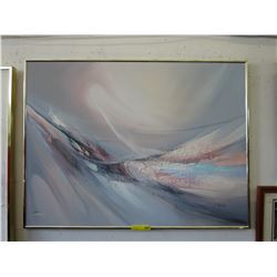 Original signed "G. Negrete" acrylic on canvas