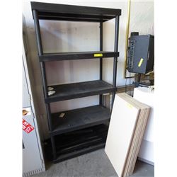 Industrial shelving - 1 plastic & 1 metal