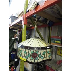 Stained glass chandelier lamp