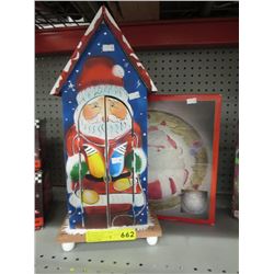 Christmas plate & display box