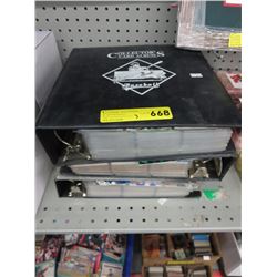 3 Binders of football trading cards