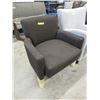 Image 1 : NEW - Upholstered Brown Arm Chair
