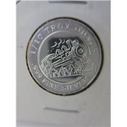 2 x .999 Silver 1/10 oz Steam Engine motif rounds