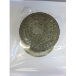 5 x 10% Silver Mexican Eagle & Snake coins