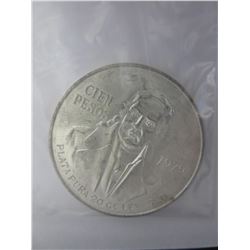 1979-72% Silver Mexican Eagle & Snake coin