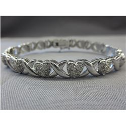 .75 CTW Diamond studded bracelet