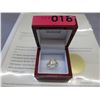 Image 2 : Emerald cut Citrine & Diamond ring