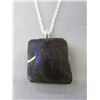 Image 1 : 32.5 CT Free form Ammolite necklace