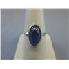 Image 1 : Custom made Oval Tanzanite cabochon ring
