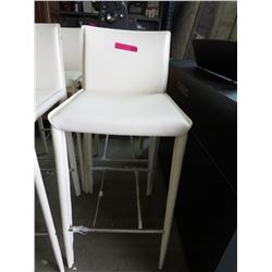 NEW - White pub stool - 30" seat height